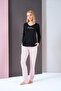 Women's V-Neck Polka Dot Printed Long Sleeve Pajama Set