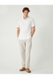 Linen Chino Trousers with Pocket Detail