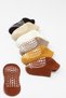 Bistil Baby Girl Baby Boy Organic Seamless Non-Slip Sneakers Socks - 4