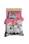 Rose Love Lettering Single Young Duvet Cover Set