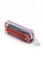 Purple Zippered Quality Pvc Transparent Pen Holder Makeup Bag Pencil Case - 2