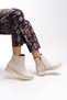 Zimlath Women's Boots 0012085 Beige Skin - 5