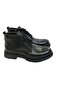 Kafkaslar Genuine Leather Classic String Model Orthopedic Sole Short Men's Boots