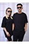 Lover Couple Friend Combination Oversize Basic Cotton Plain T-Shirt - 2 Pieces