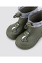 W10323-050 Mendi Dino Kids Rain Boots Dark Green - 4