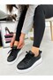 Black Leather (vermont) Women's Lace-up Sneakers - 6