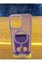 iPhone 15 Pro Max Compatible Magsafe Capable Colorful Edges Matte Back Face Shock Absorbing Case - 3