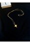 Steel Gold Polar Star 60 cm Necklace Unisex - 6