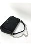 Black Color Stoned Shoulder Strap Stylish New Season Women's Evening Dress Portfolio Wedding Clutch Bag - 7