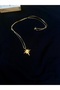 Steel Gold Polar Star 60 cm Necklace Unisex - 5
