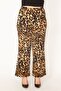 Women's Plus Size Leo Half Lined Elastic Waist Trousers 65n32715 - 5