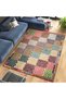 Umut Collection Multicolored Mixed Geometric Shapes Patterned Modern Decorative Carpet 19 - 3
