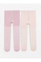 Lcw Baby Pink Baby Girl Pantyhose 2 Pcs