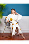Muslin Kimono 100% Cotton Smiling Emoji Patterned Bathrobe Caftan Dressing Gown - 8