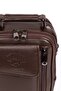 Men's Brown Vegan Leather Hand and Shoulder Bag with Phone Compartment and Steel Case - 2