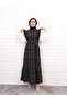Hijab Frilly Belted Gilet - Tweed Fabric, Unlined