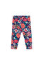 Neon Garden Girls' Patterned Knee-Length Leggings Capri