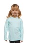 Fly Turquoise Basic Unisex Children's Seasonal Crew Neck Long Sleeve T-Shirt