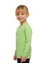 Pistachio Green Lycra Seasonal Long Sleeve Girl's T-shirt - 2