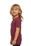 تي شيرت بأكمام قصيرة وياقة دائرية للأطفال من الجنسين من Light Plum Basic - 2