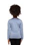 Blue Melange Basic Seasonal Lycra Long Sleeve Girls' T-Shirt - 3