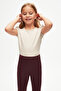Cherry Rotten Girls' Full Length Solid Basic Leggings - 2