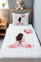Sitting Balloon Princess Patterned Pique Set - 2