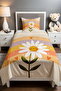 Cute Daisy Patterned Pique Set