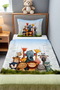 Happy Cute Friends Patterned Pique Set - 2