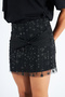 Bloom Black Mini Skirt