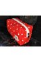 Red Heart Patterned Makeup Bag - Medium Size - 4