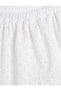 Skirt Scalloped Ruffles Elastic Waist Cotton - 3