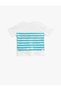 Baby Boy Ecru T-Shirt 3SMB10137TK - 2