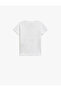 Flamingo Printed T-Shirt Short Sleeve Crew Neck Glitter - 2