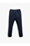 Jogger Sweatpants Elephant Printed Kangaroo Pocket Tied Waist - 2