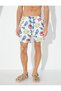 Swim Shorts Animal Printed Waist Waist Pocket - 5