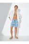 Swim Shorts with Lace Waist and Pocket Detail - 2