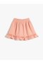Skirt Ruffled Muslin Fabric with Elastic Waist - 2