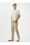 Jogger Pants with Pocket Detail and Lace Waist Cotton