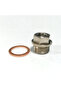 قابس محول مستشعر درجة حرارة العادم الفولاذي M18x1.5 1/8NPT مع غسالة