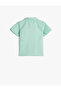 Linen Blend Shirt Short Sleeve Pocket Embroidery Detailed - 2