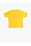 T-Shirt Short Sleeve Crew Neck Turtle Printed Cotton - 2