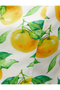 Fruit Printed Crop Blouse Short Balloon Sleeves Square Neck Cotton - 6