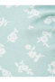 Balloon Sleeve Crop Blouse Floral Buttoned V-Neck Viscous Fabric - 6