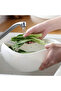 2024 1 Piece Of Rice Drainage Basket Rice Filter Fruit And Vegetable Drainage Sieve Kitchen Suppl... - 3