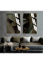 Hari̇kabi̇rev | The Dark Green Leaves | Framed Glass Table 2 Pieces Vertical