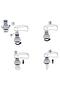 Wide Mouth Flexible Metal Faucet Filter - Compatible with All Types of Faucets - 3