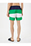 Swim Shorts Color Blocked Waist With Pockets - 4
