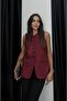 Women's V-Neck Buttoned New Season Suede Vest