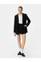 Classic Blazer Jacket with Flap Pockets and Buttons